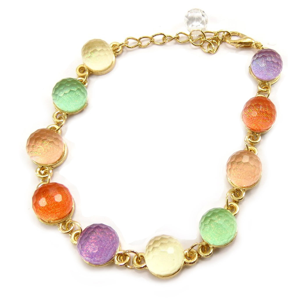 Bracelet Créateur \'Scarlett\' tutti frutti - 1 cm - [K7001]