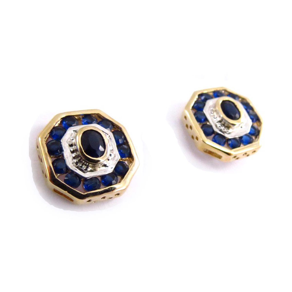 Boucles \'Heraclys\' Plaqué Or - [A3205]