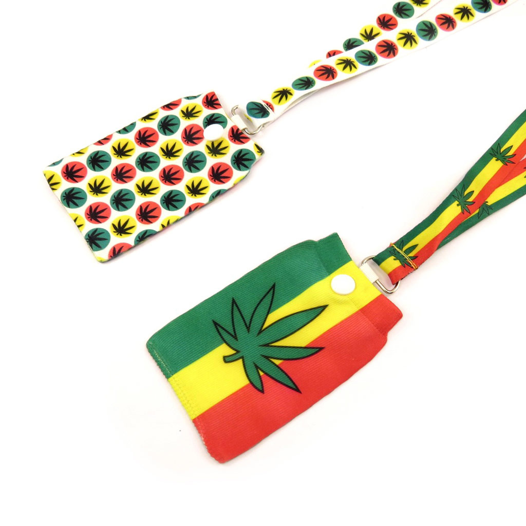 2 cordons + chaussettes téléphone \'Rasta\' jamaica - [K8577]