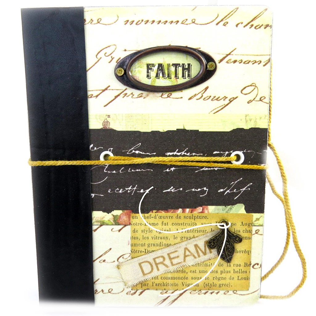 Carnet de voyage \'Faith\' vintage - [M0859]