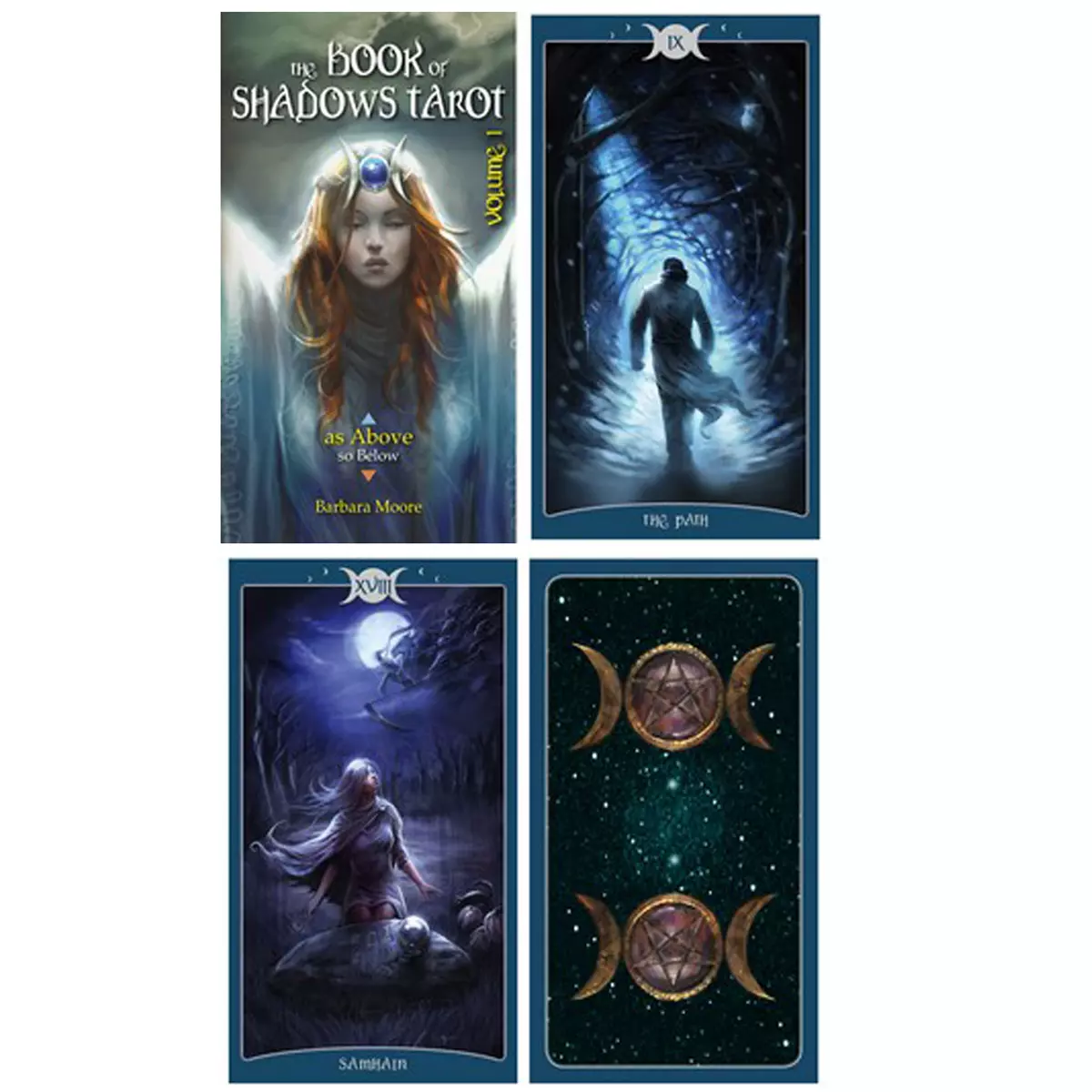 les trésors de lily Tarot Créateur 'Tarot du livre des Ombres' Au ciel Volume 1 12x7x3 cm [A1301]