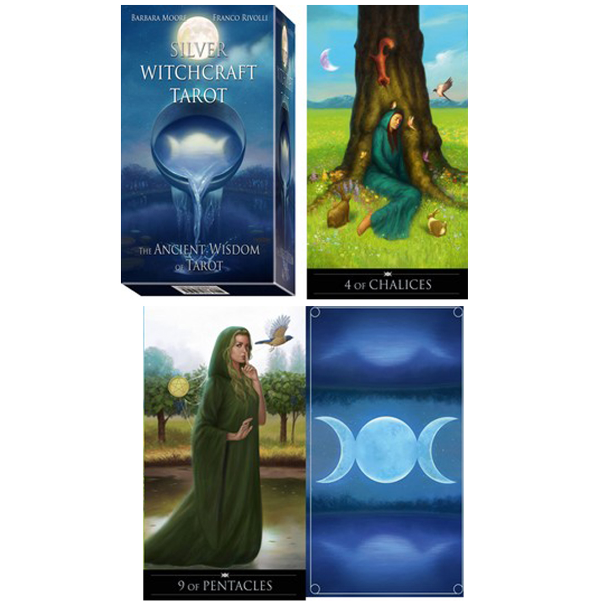 Tarot Créateur \'Silver Witchcraft Tarot\' the ancient wisdom - 12x7x3 cm - [A1307]