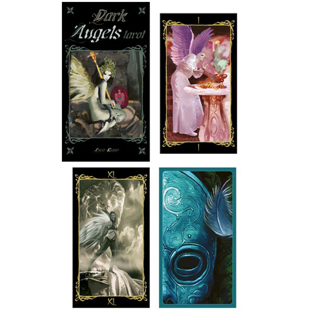 Tarot Créateur \'Tarot des Anges Obscurs\' Dark Angels - 12x7x3 cm - [A1310]