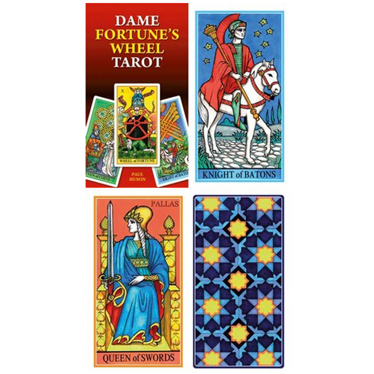 Roue De La Fortune Tarot Combinaison Tarot Créateur 'Tarot de la Roue de la Dame Fortune' - 12x7x3 cm - [A1311]
