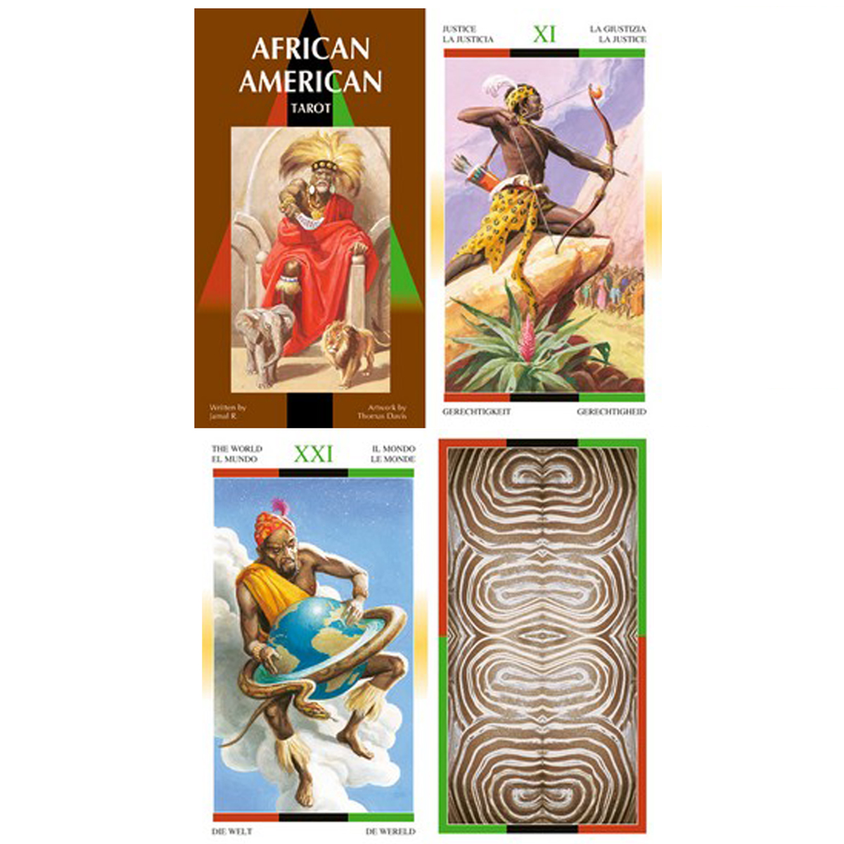 Tarot Créateur \'African American Tarot\' - 12x7x3 cm - [A1321]