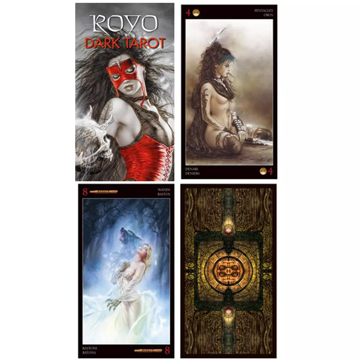 les trésors de lily Tarot Créateur 'Royo Dark Tarot' 12x7x3 cm [A1326]