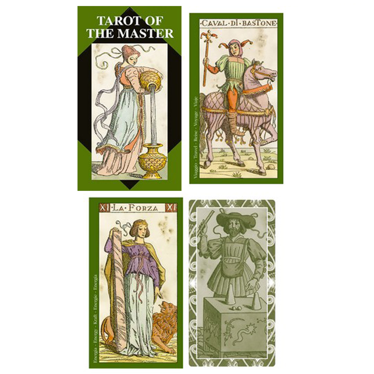 Tarot Créateur \'Tarot du Maître\' - 12x7x3 cm - [A1329]