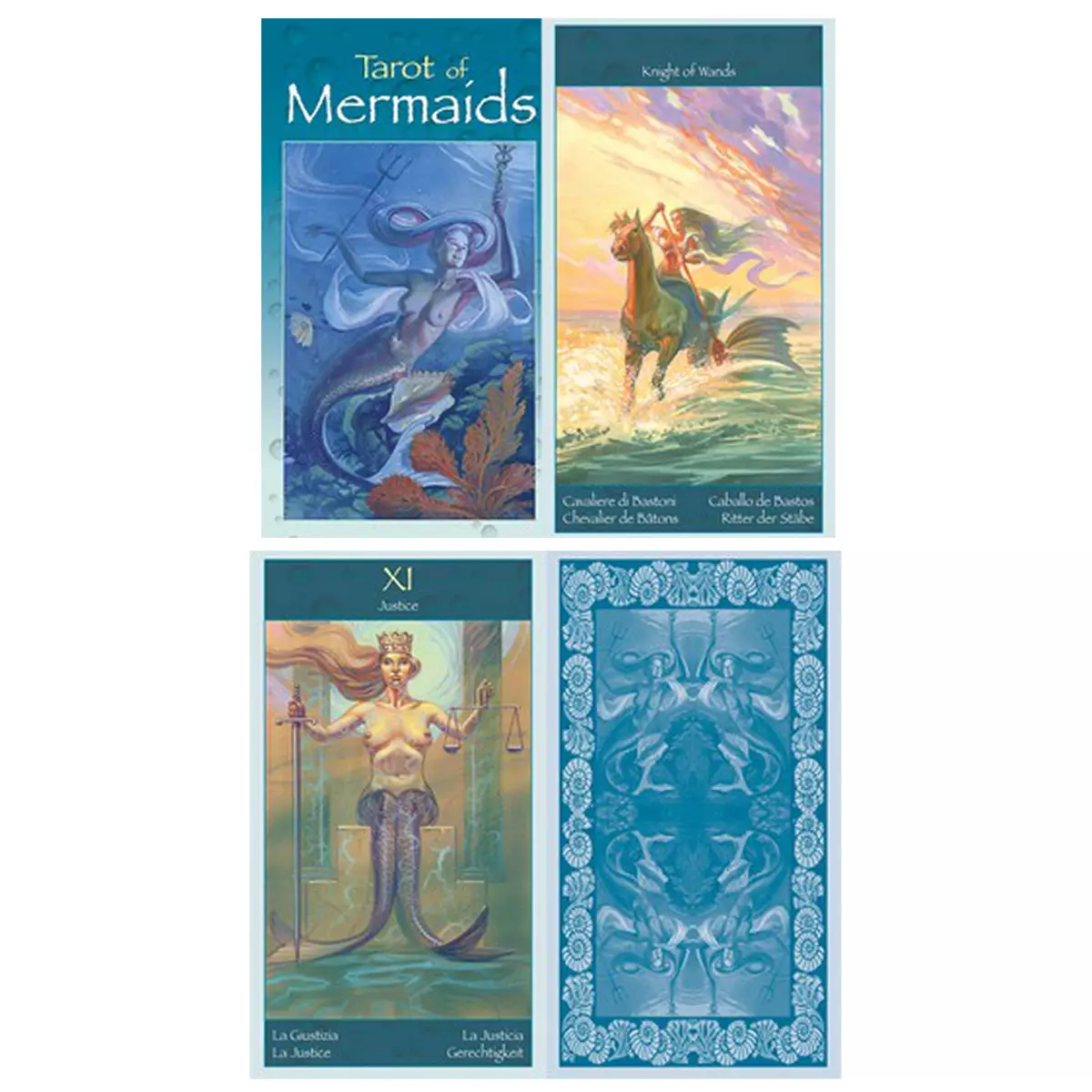 les trésors de lily Tarot Créateur 'Tarot des Sirènes' 12x7x3 cm [A1336]