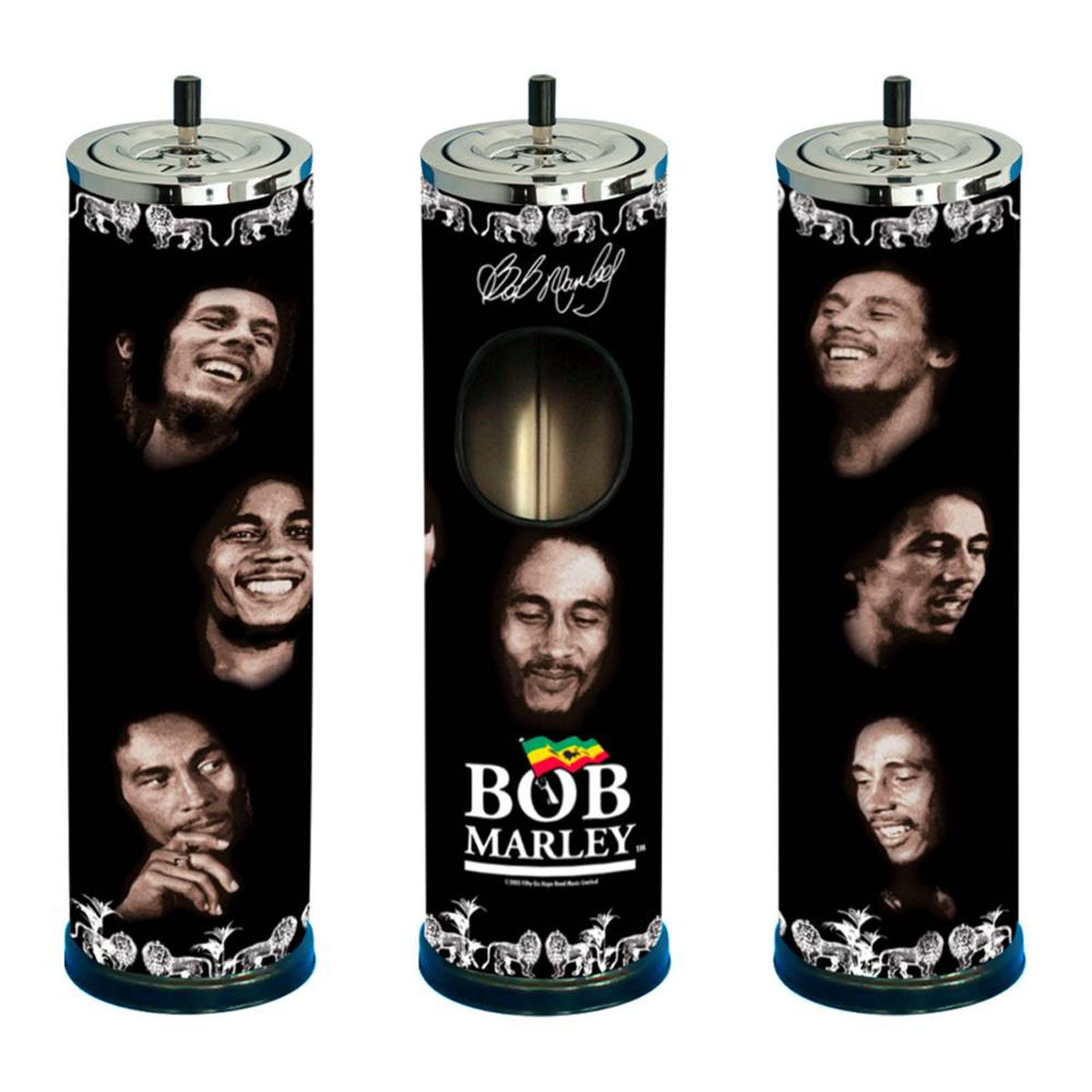 Cendrier géant \'Bob Marley\' noir - 64x14 cm - [A2628]
