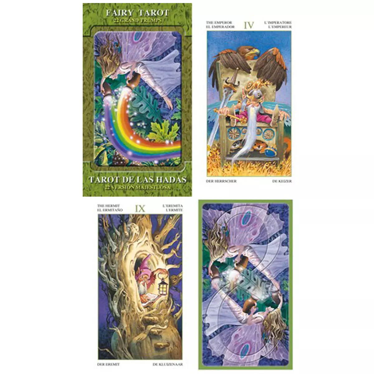 les trésors de lily Tarot Créateur 'Art Nouveau' (22 arcanes) boite 15x8x1 cm [A2859]
