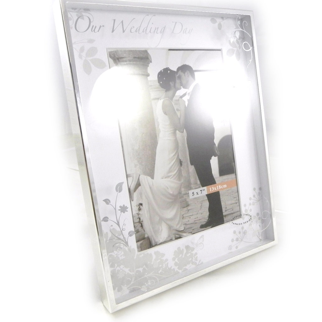 Cadre Photo \'Romance\' Argenté- Photo 13x18 cm - [H4658]