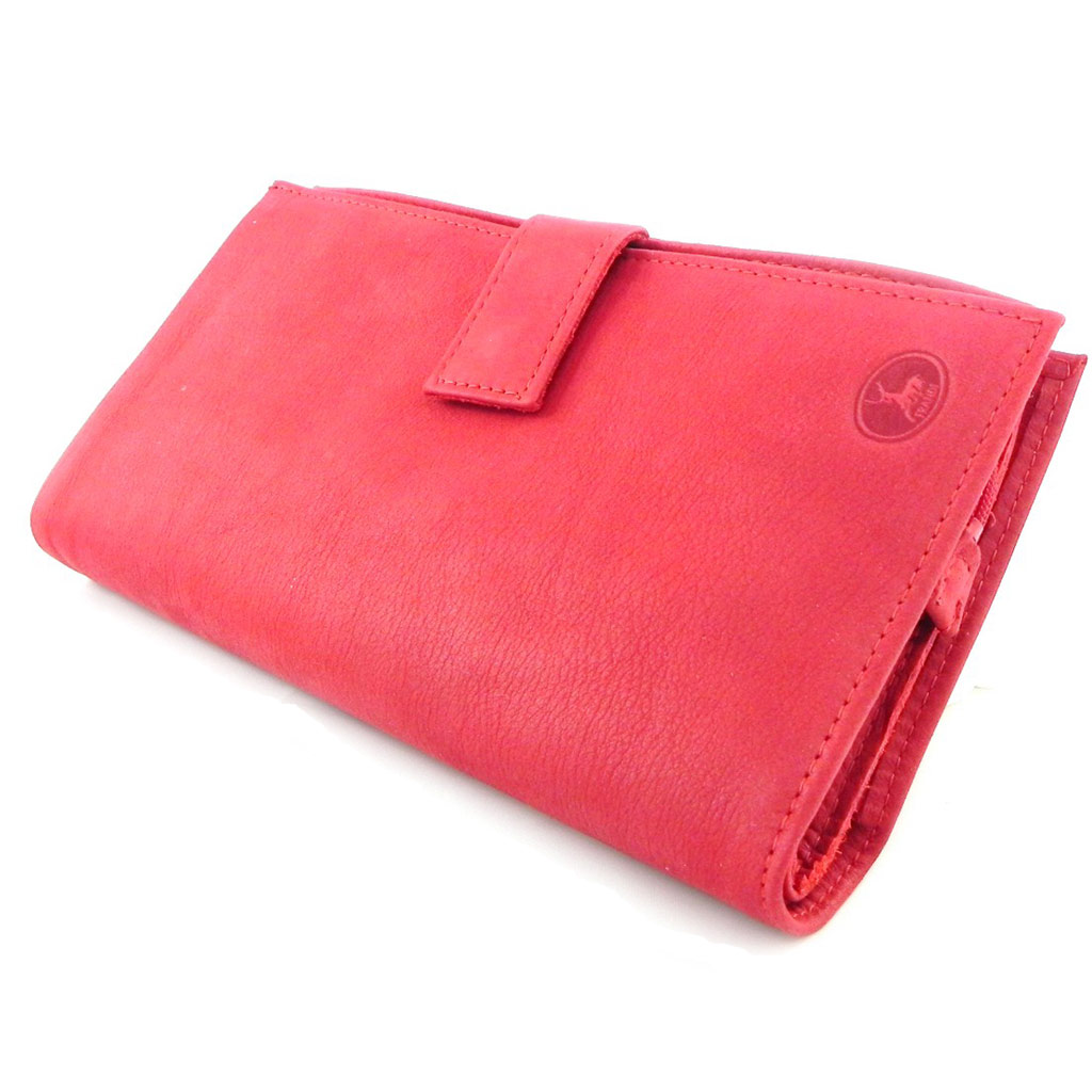 Compagnon Cuir \'Frandi\' rouge nubuck - [H6437]