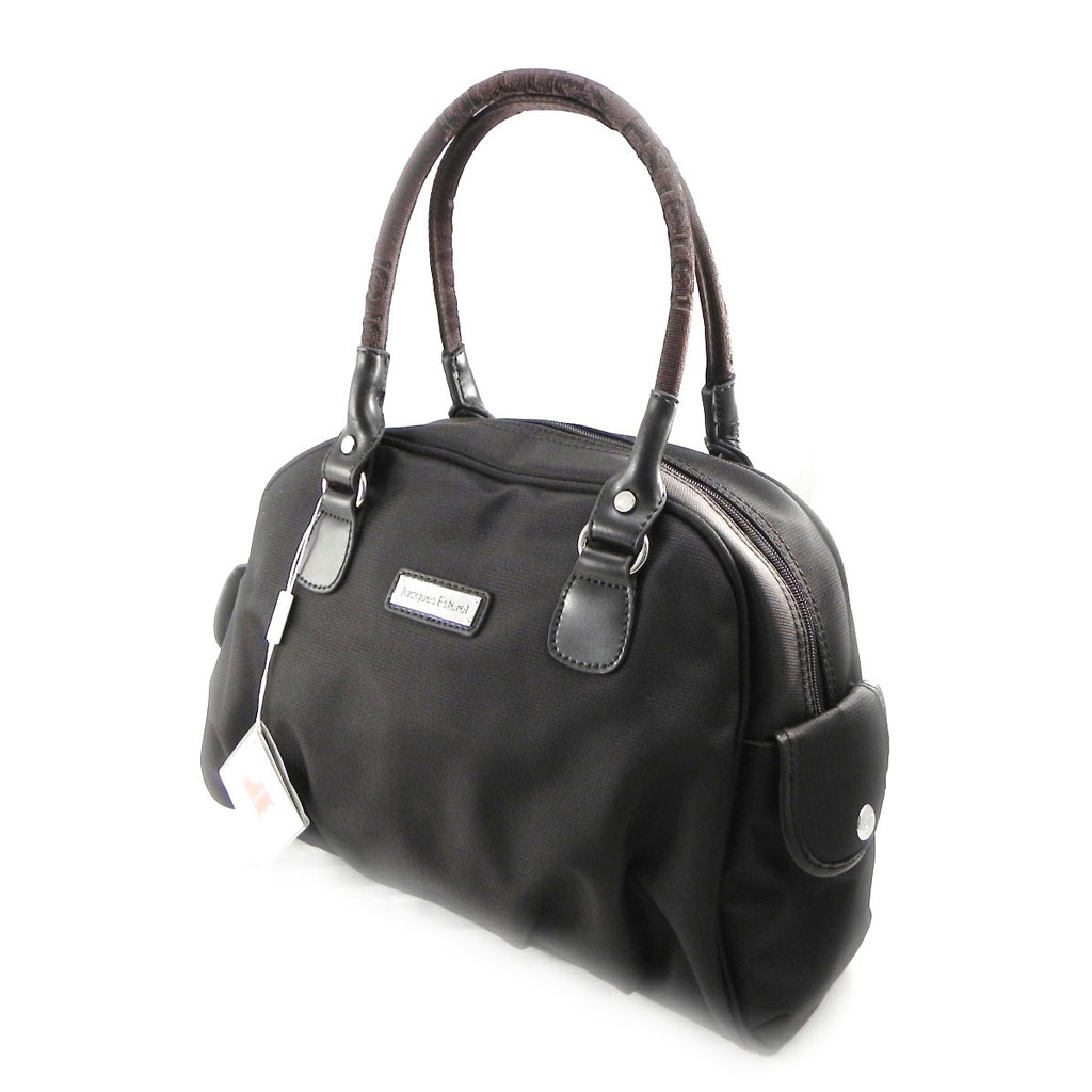 Sac toile \'Jacques Esterel\' marron - [I1209]