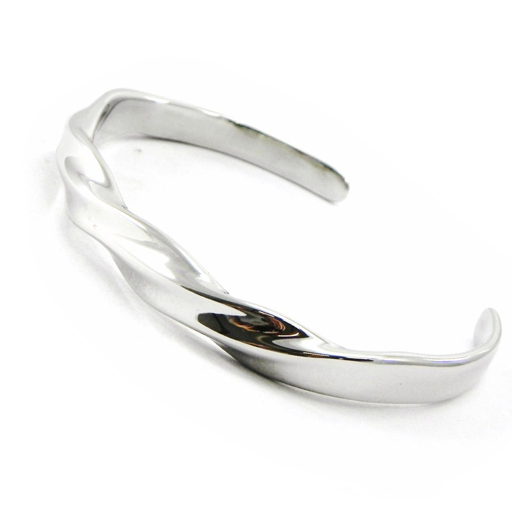 Bracelet Acier \'Chorégraphie\' argenté - 65 mm 6 mm - [I4331]