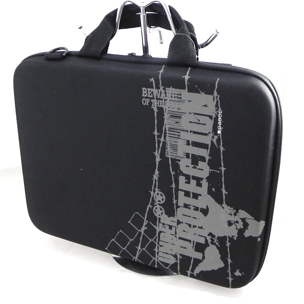 Serviette \'Graffiti\' noir (spécial ordinateur) - [I7892]