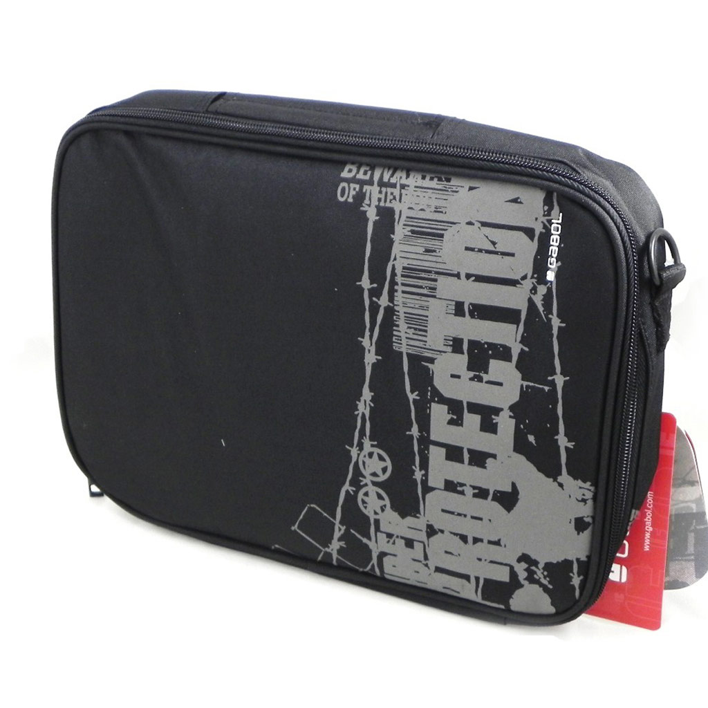 Serviette \'Graffiti\' noir (spécial ordinateur) - [I7906]