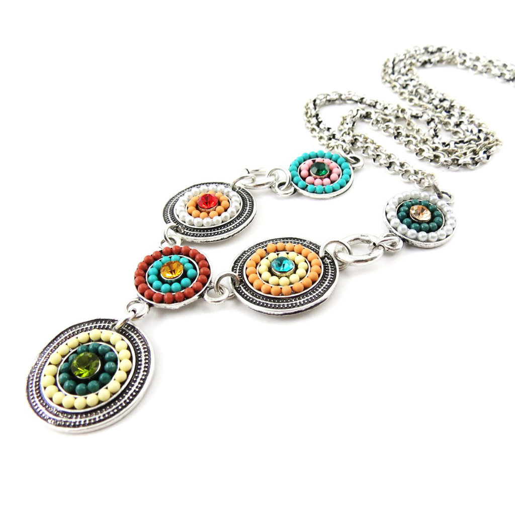 Collier Créateur \'Altai\' tutti frutti - [J1130]