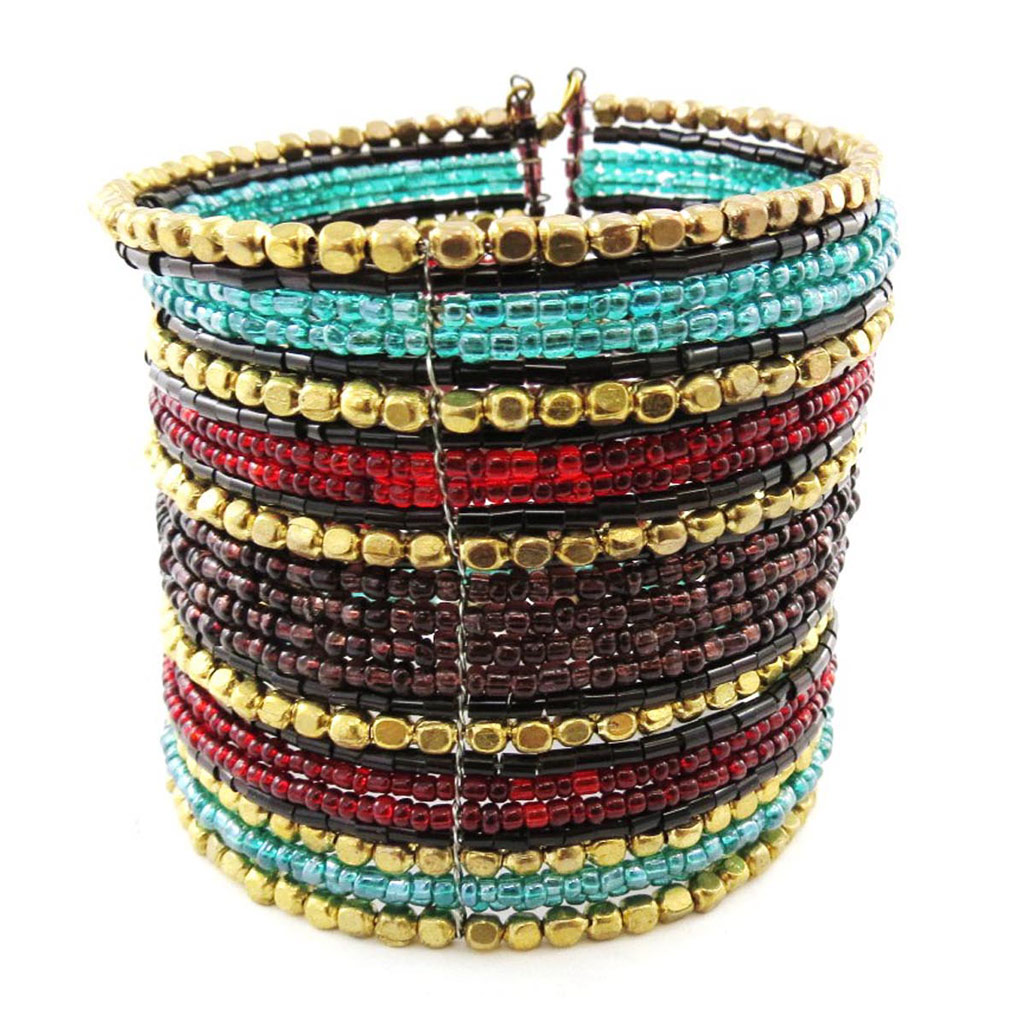 Bracelet créateur \'Katmandou\' tutti frutti - [J2759]