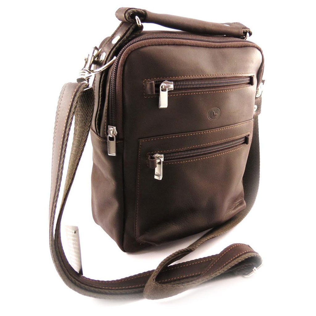Porté-croisé \'Frandi\' marron authentique - [J3989]