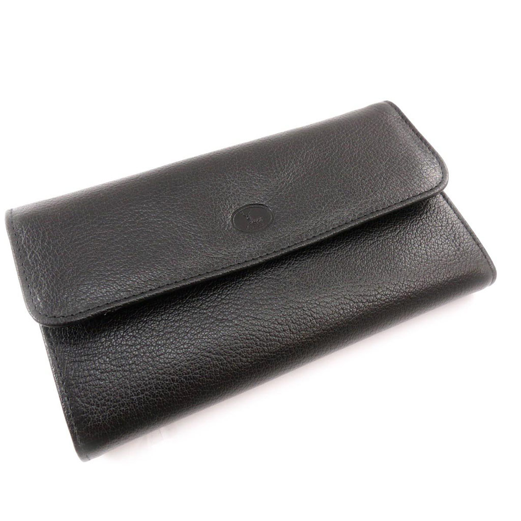 Compagnon Cuir \'Frandi\' noir (chèvre) - [J4468]