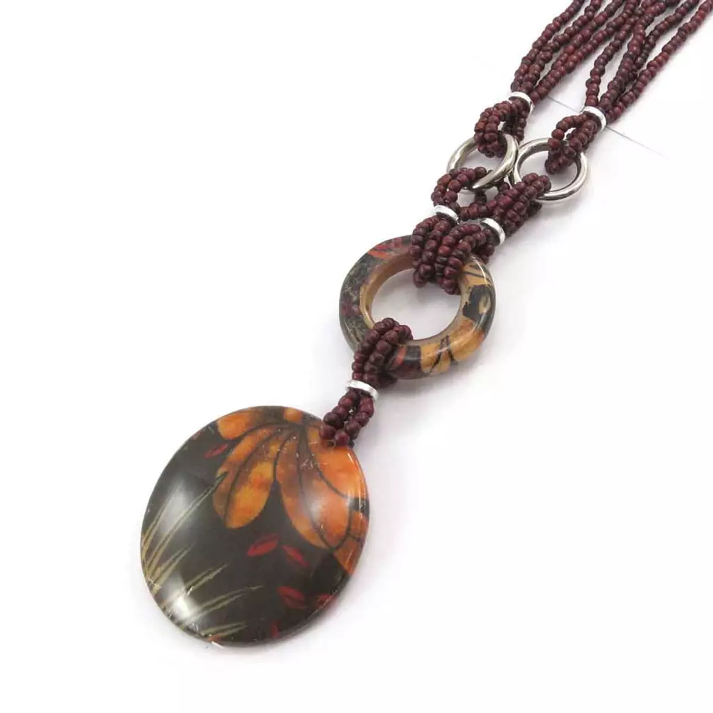 les trésors de lily Collier 'Kilimanjaro' marron [J6077]