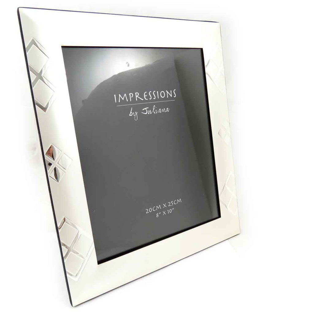 Cadre Photo \'Design\' chrome (20x25 cm) - [J7601]