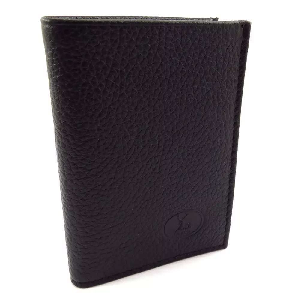 les trésors de lily Porte cartes Cuir 'Frandi' noir grainé [K1337]
