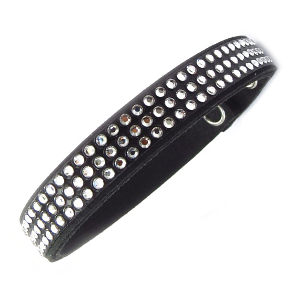 Bracelet créateur \'Déesse\' noir blanc (Crystal) 10 mm - [K2783]