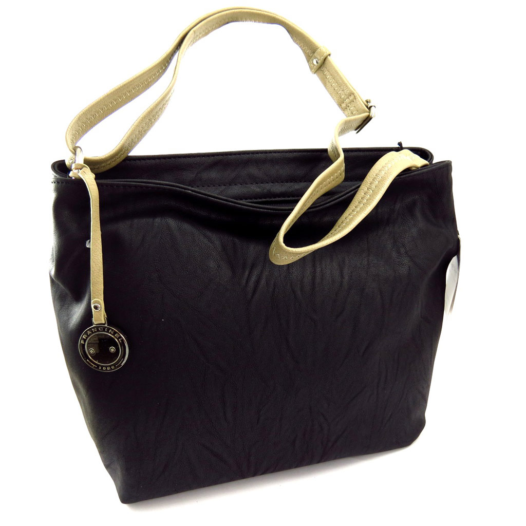 Sac bandoulière \'Romy\' noir - [K4281]