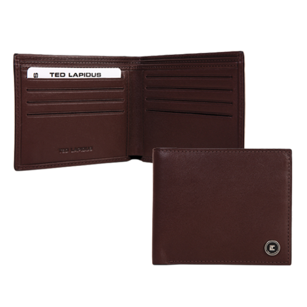 Porte-cartes \'Ted Lapidus\' marron - 115x95x3 cm - [K5634]