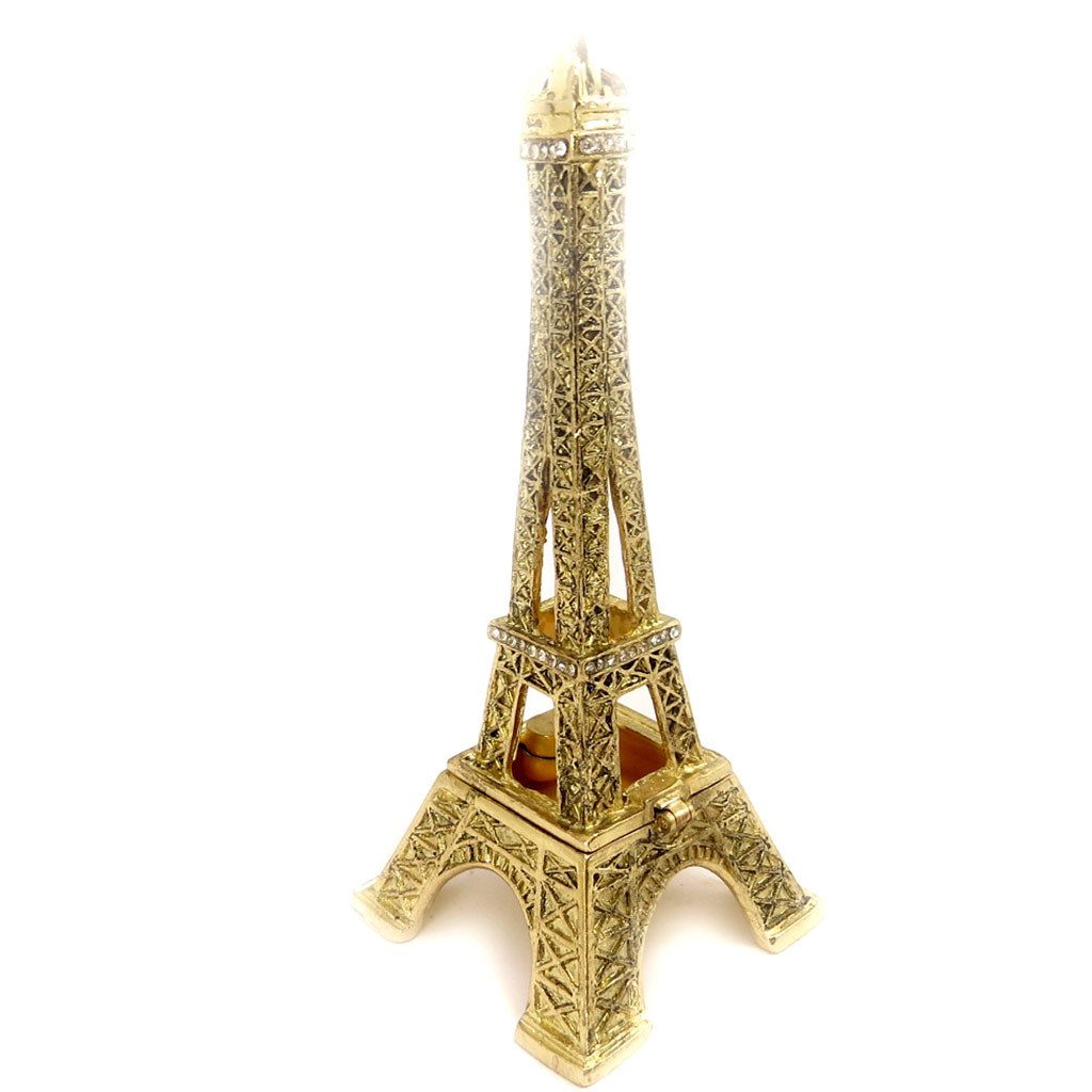 Coffret à Bijoux \'Tour Eiffel\' doré - [K6859]