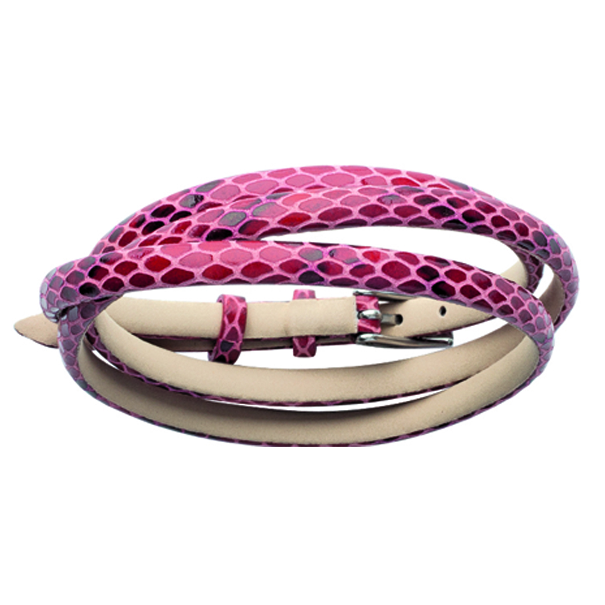 Bracelet mixte \'Peaceful\' rouge - 6 mm - [K9356]