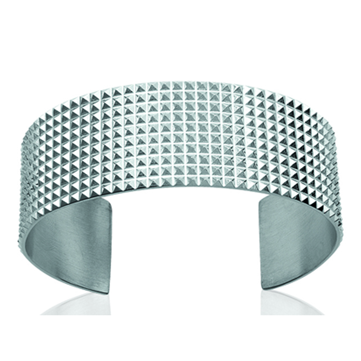 Bracelet Acier \'Chorégraphie\' argenté - 66 mm 23 mm - [L0472]
