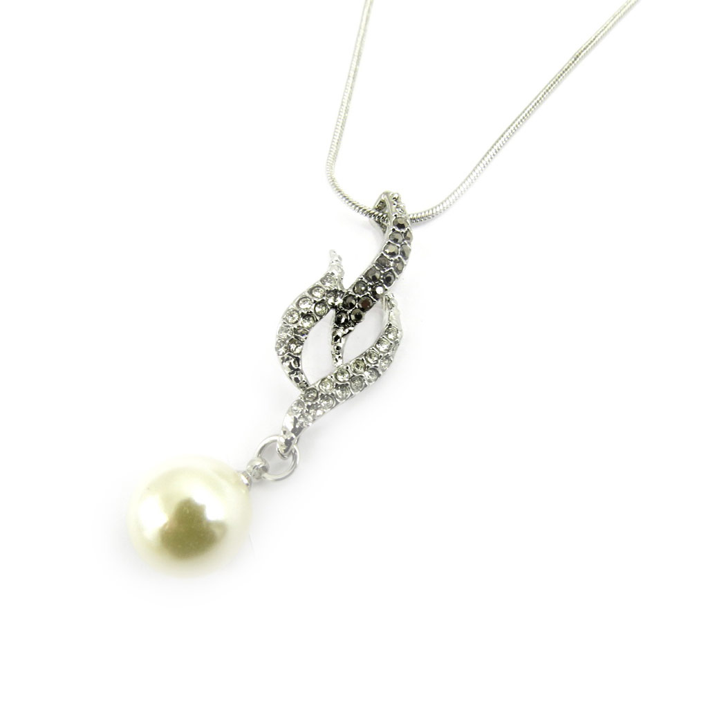 Collier \'Sissi\' ivoire - [L1621]