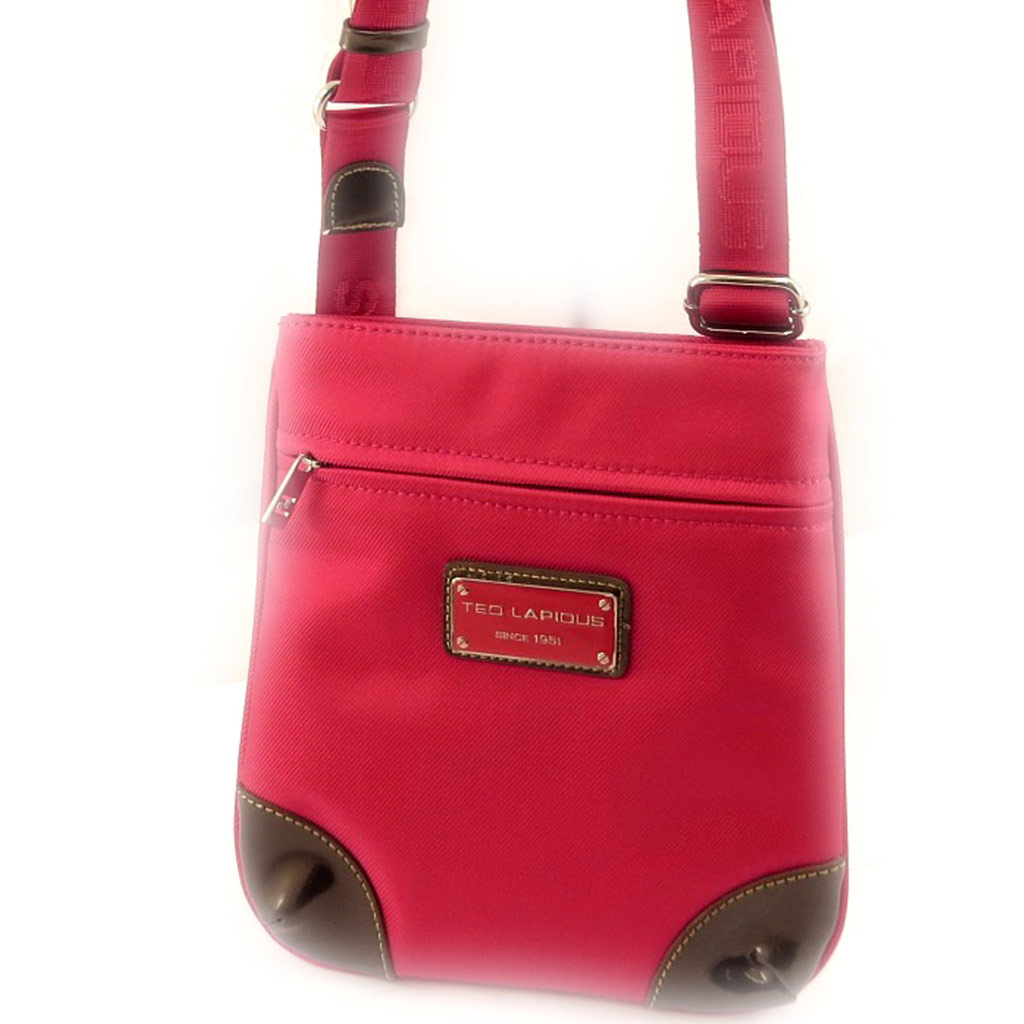 Pochette bandoulière \'Ted lapidus\' rose fuschia - [L2700]