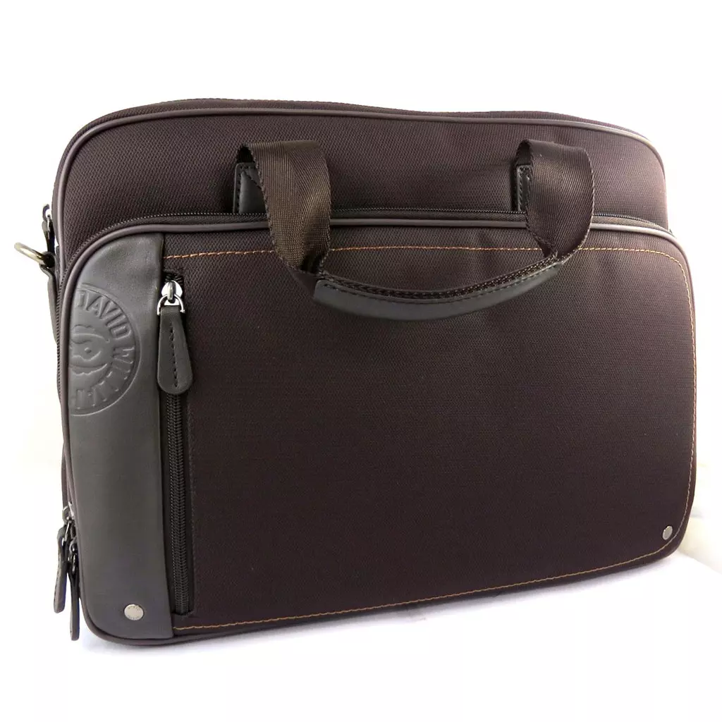 les trésors de lily Porte Ordinateur 'David William' marron [L8294]