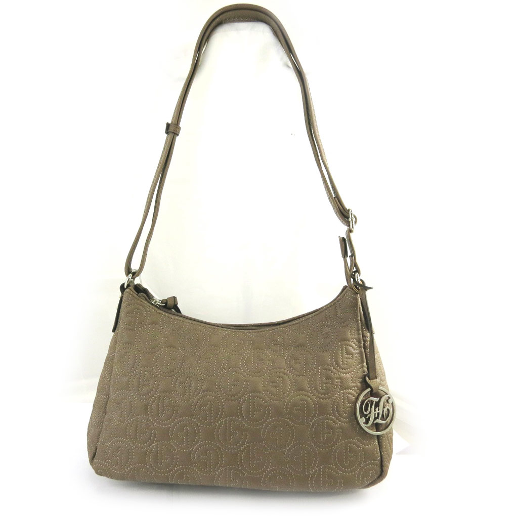 Sac bandoulière \'Romy\' taupe matelassé - [L8337]