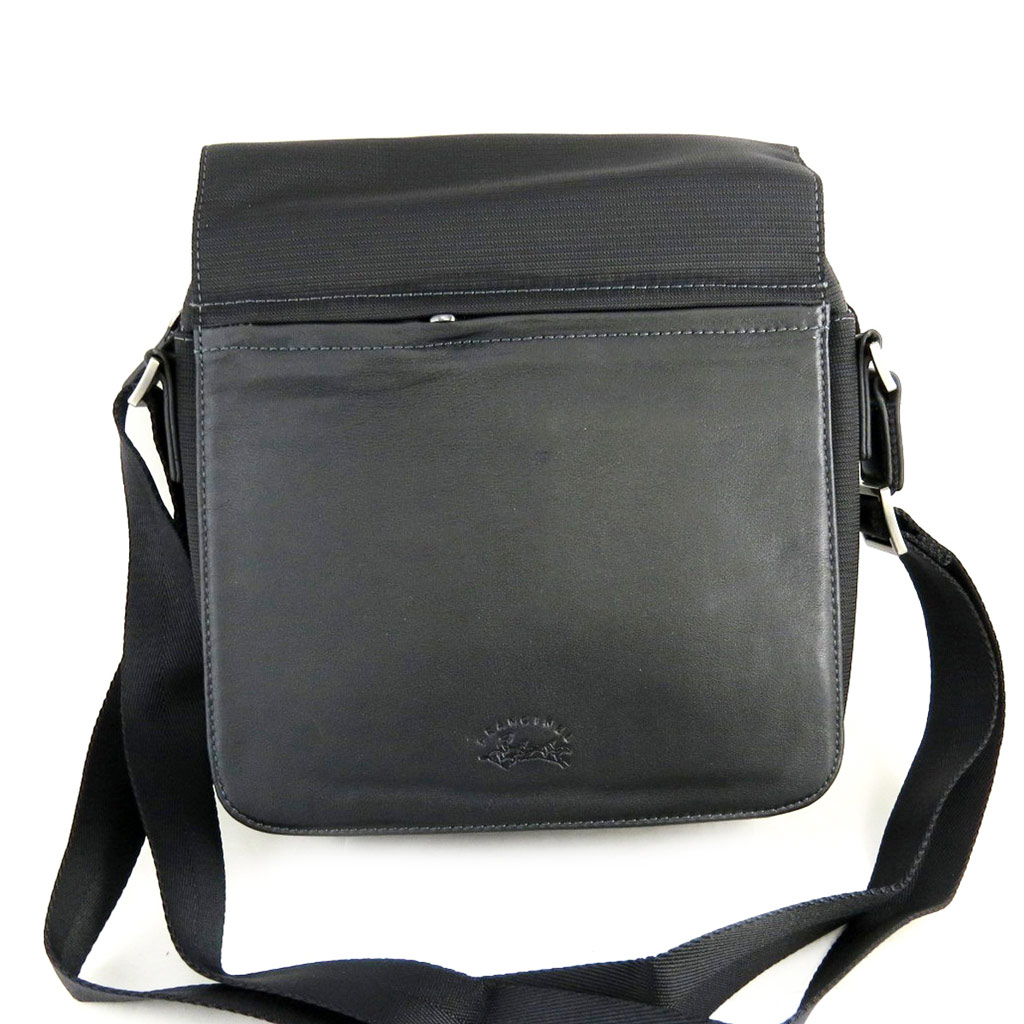 Sac Homme \'Lafayette\' noir - 27x26x7 cm - [L8420]