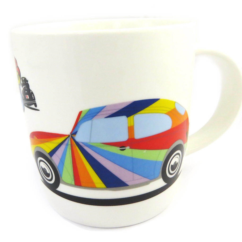 Mug porcelaine \'Coccinelle\' tutti frutti (vintage) - Volkswagen  - [M1396]