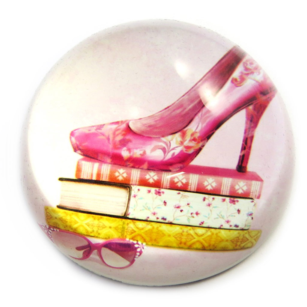 Presse papier \'Belle Epoque\' rose  - [M3172]