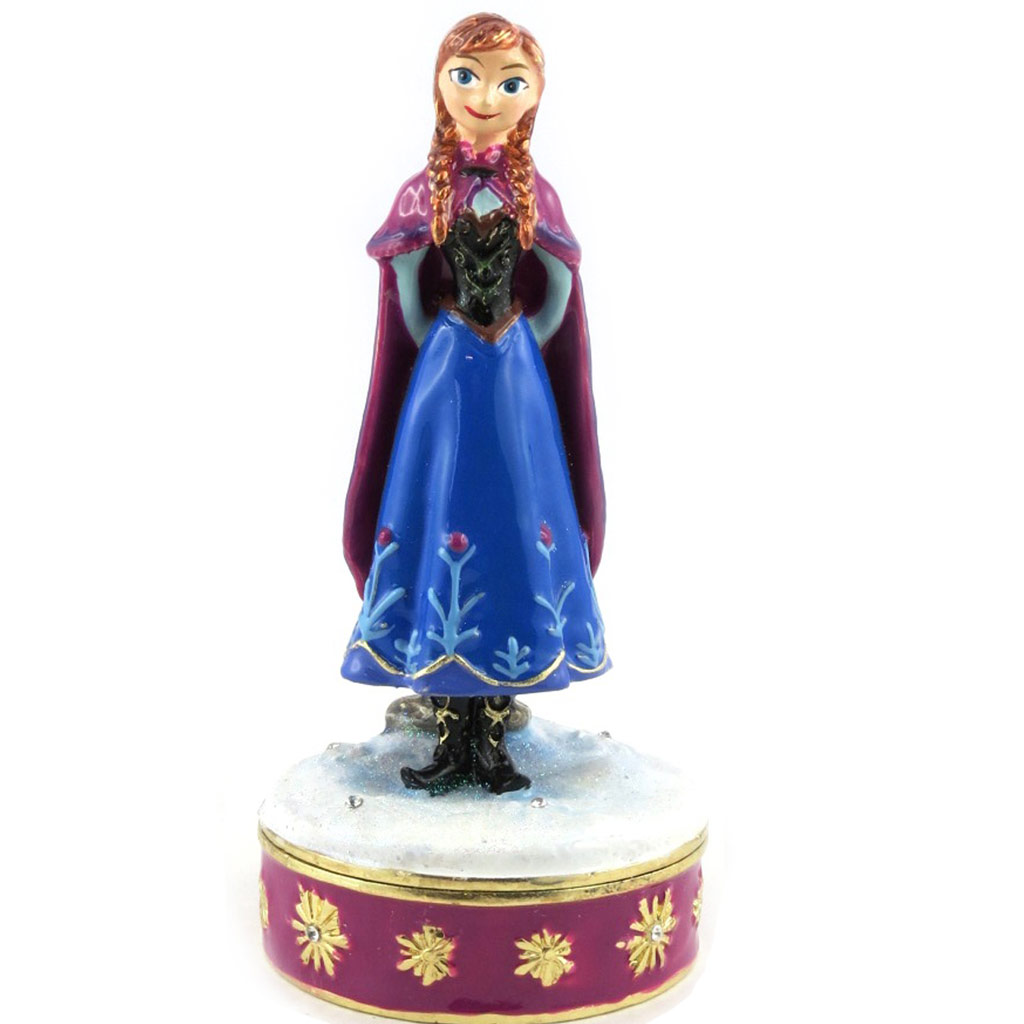 Coffret à Bijoux \'Frozen- Reine des Neiges\' bleu violet (Anna) - [M4027]