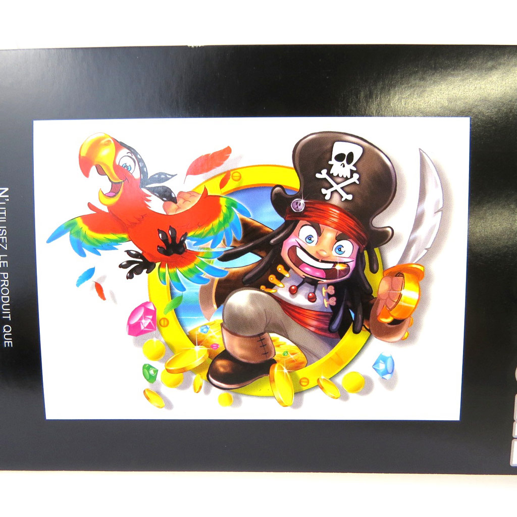 Sticker trompe l\'oeil \'Pirate\' multicolore (50x70 cm) - [M5079]