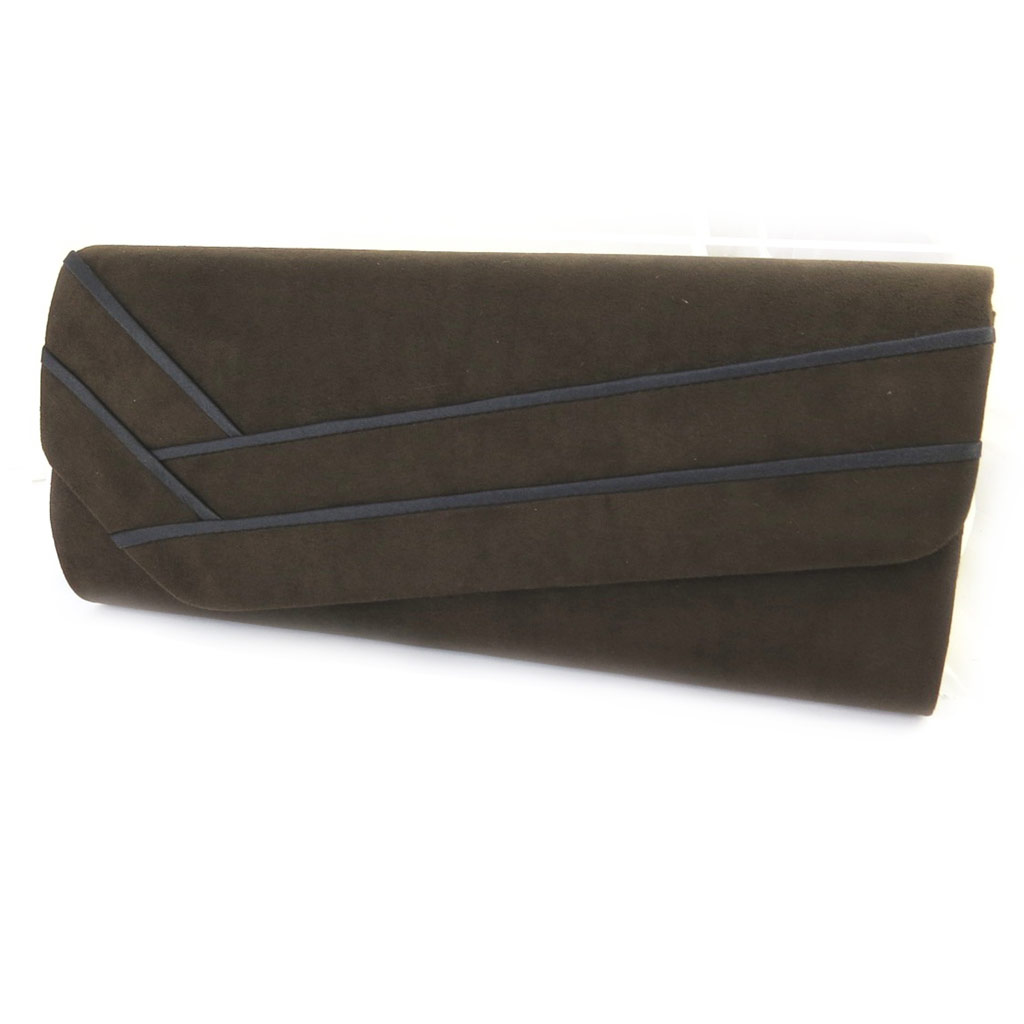 Sac / Pochette \'Inès\' marron - [M5456]