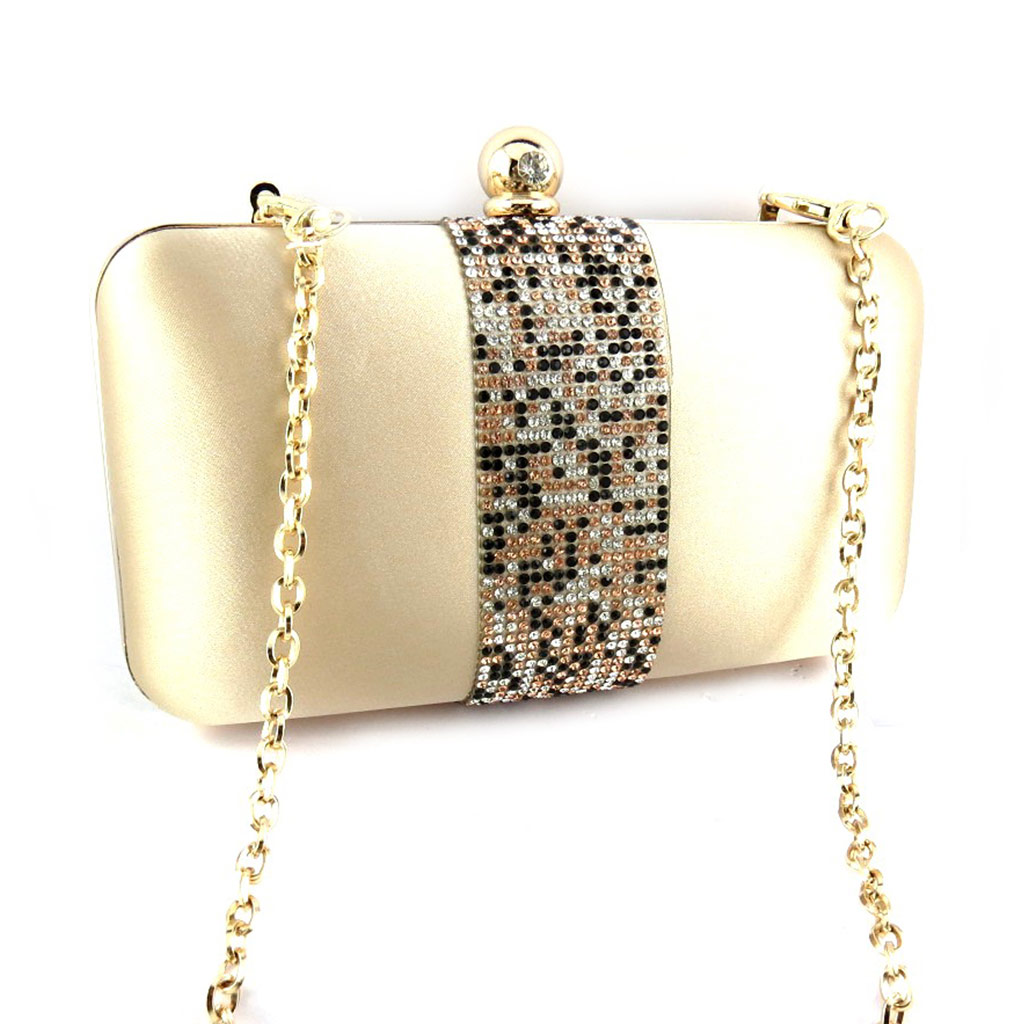 Sac Pochette \'Sissi\' beige doré - [M5477]