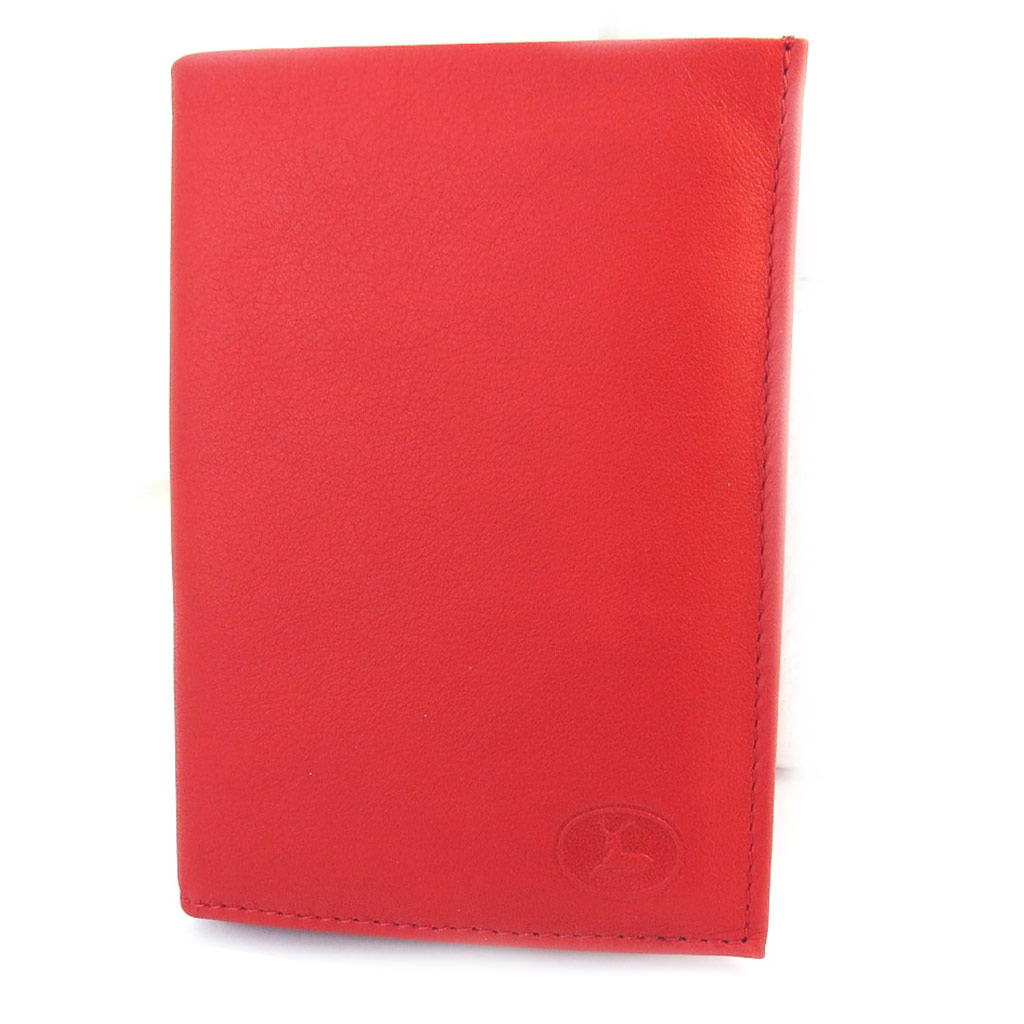 Portefeuille Cuir \'Frandi\' rouge sauvage (européen) - [M5589]