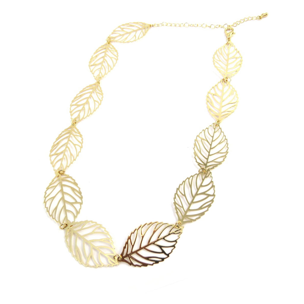 Collier Créateur \'Carmen\' doré - [M5670]