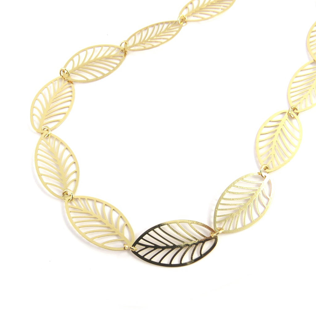 Collier Créateur \'Carmen\' doré - [M5683]