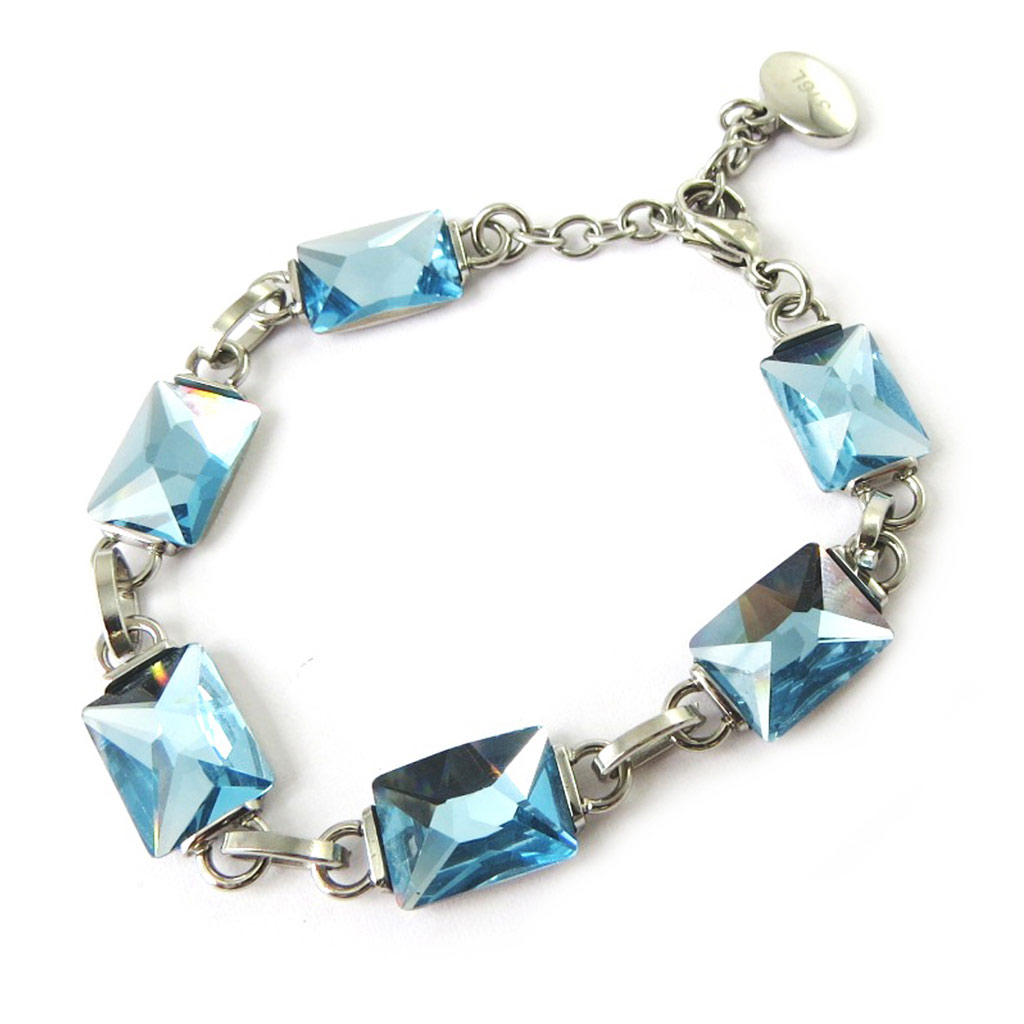 Bracelet acier \'Calypso\' bleu - [M7208]
