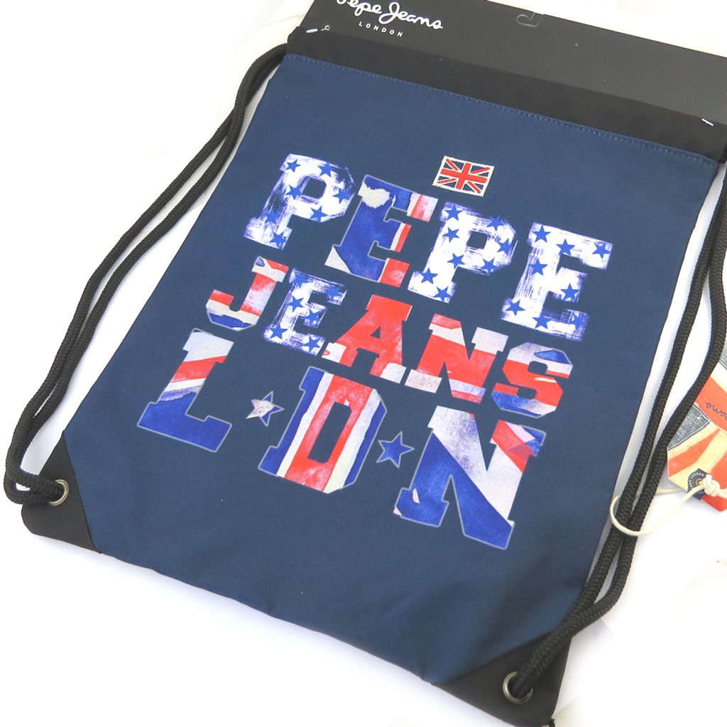 Sac de gym \'Pepe Jeans\' marine - union jack (43x33 cm) - [M7835]