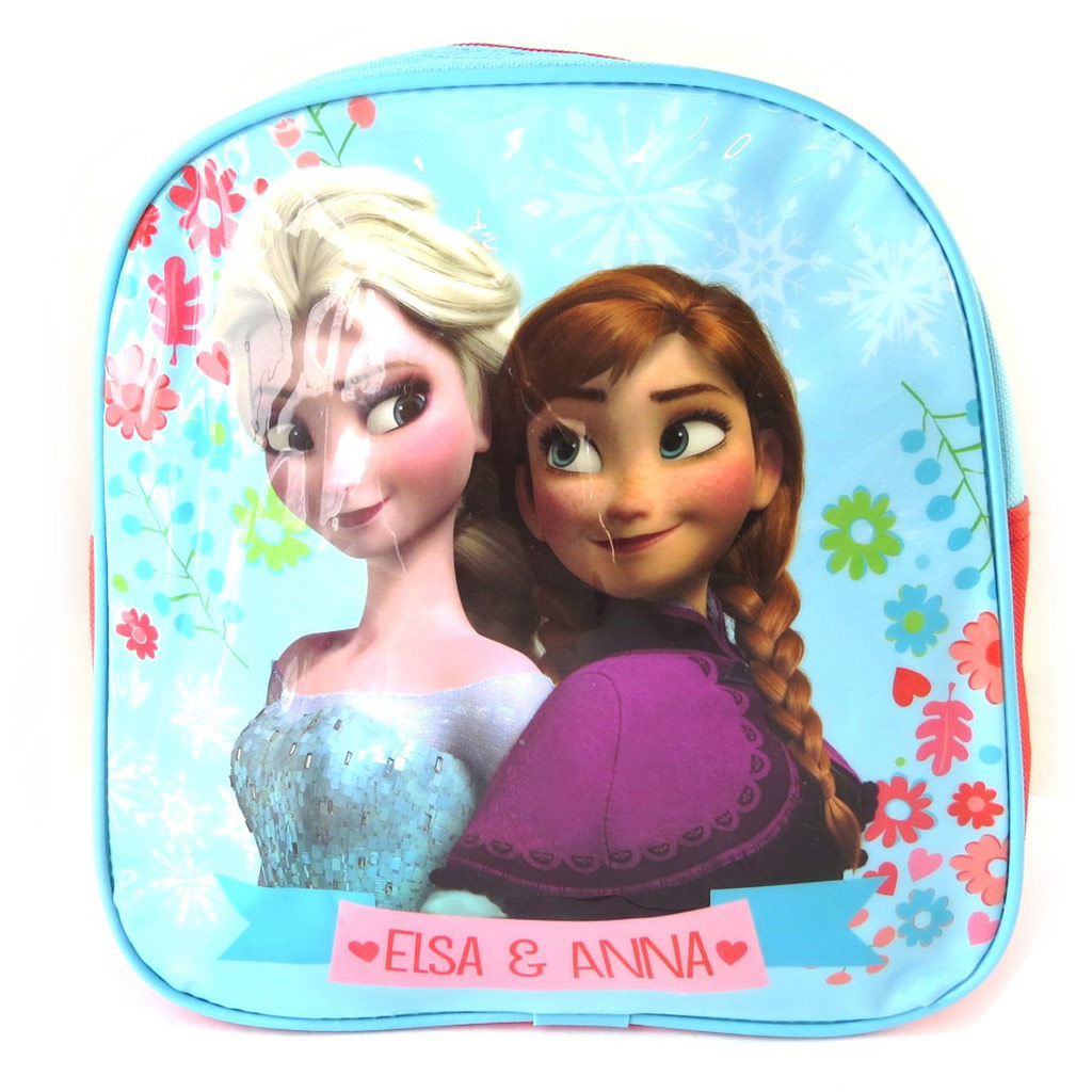 Sac à Dos \'Frozen - Reine des Neiges\' turquoise rouge (25x24x7 cm) - [M8300]